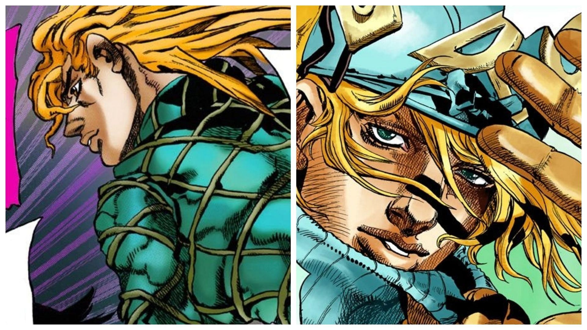 Diego Brando's design evolution (Image via Shueisha)